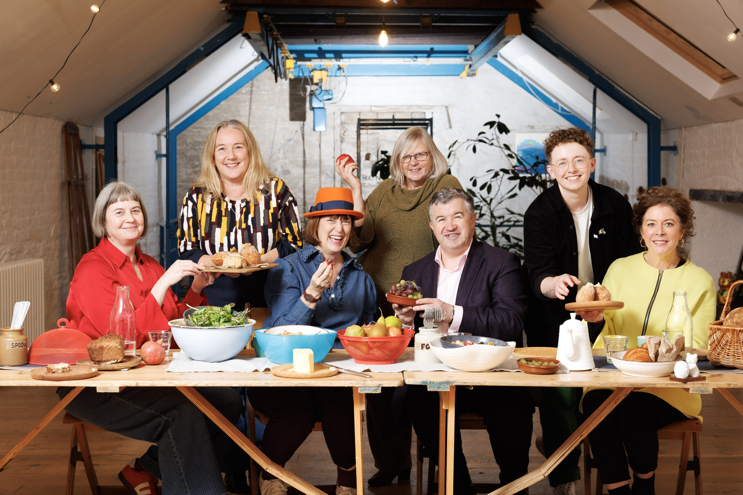 Representatives of awardees Hope & Courage Collective, Neighbourhood Network, NYCI, ShoutOut and Foróige, alongside Deirdre Mortell, CEO of Rethink Ireland and Will Carmody, Managing Partner of Mason Hayes & Curran