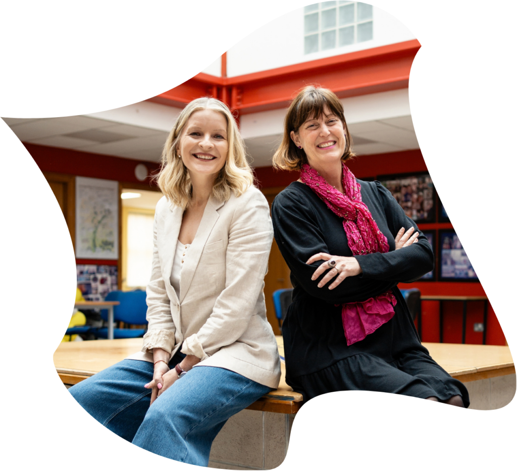 Chair of the boar Áine Kerr and CEO Deirdre Mortell