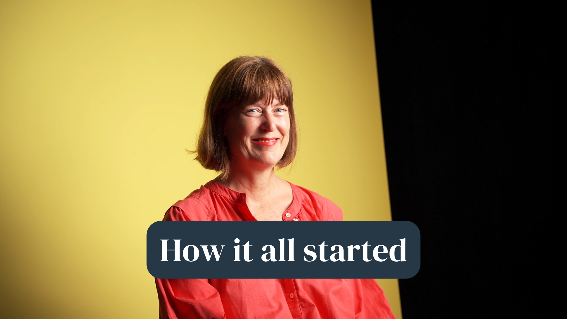 Deirdre with text: How it all started